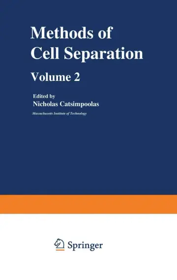 Cover of Methods of Cell Separation
