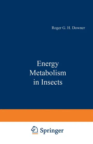 Cover of Energy Metabolism in Insects