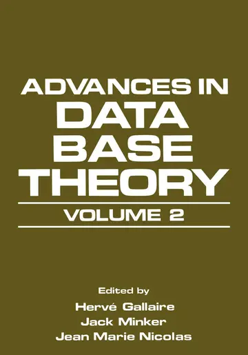 Cover of Advances in Data Base Theory