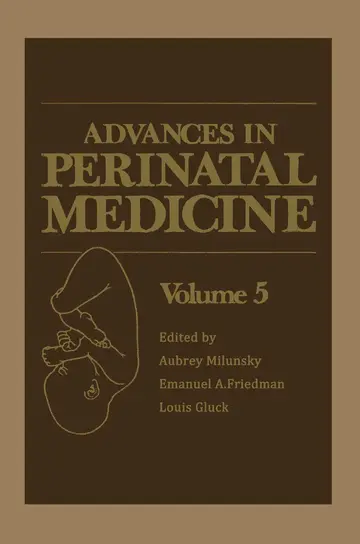 Cover of Advances in Perinatal Medicine