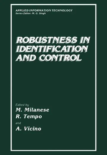Cover of Robustness in Identification and Control