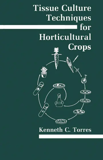 Cover of Tissue Culture Techniques for Horticultural Crops