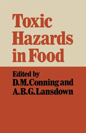 Cover of Toxic Hazards in Food
