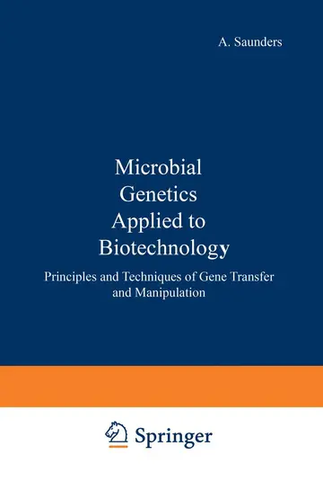 Cover of Microbial genetics applied to biotechnology