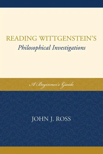 Cover of Reading Wittgenstein's Philosophical Investigations