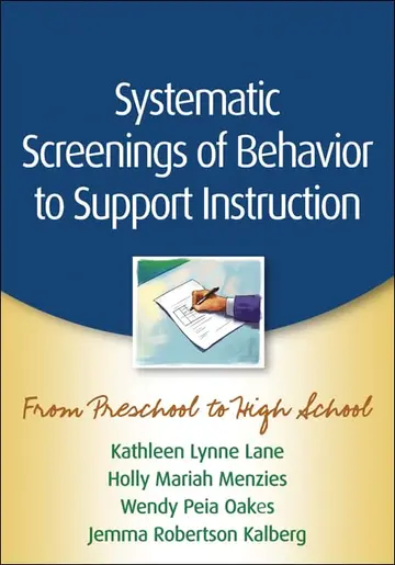 Cover of Systematic Screenings of Behavior to Support Instruction