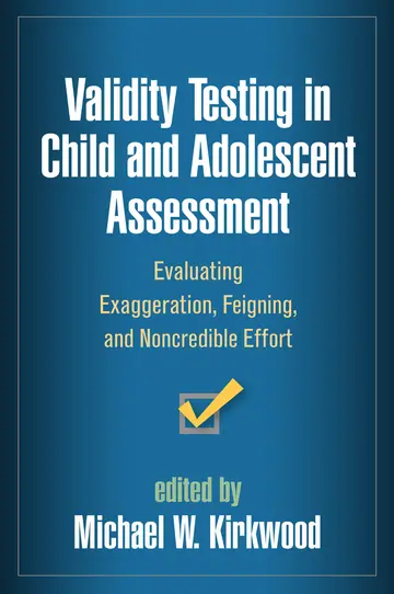 Cover of Validity Testing in Child and Adolescent Assessment