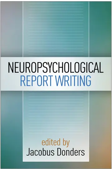 Cover of Neuropsychological Report Writing