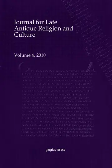 Cover of Journal for Late Antique Religion and Culture