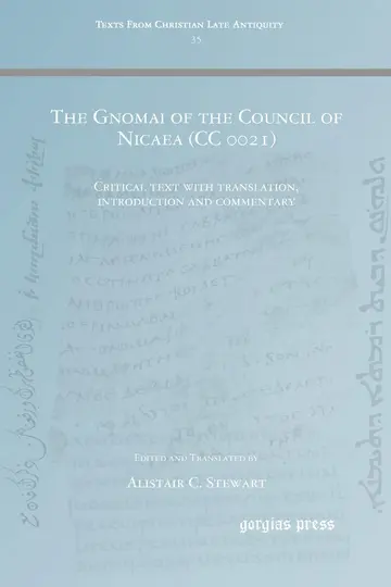 Cover of The Gnomai of the Council of Nicaea (Cc 0021)