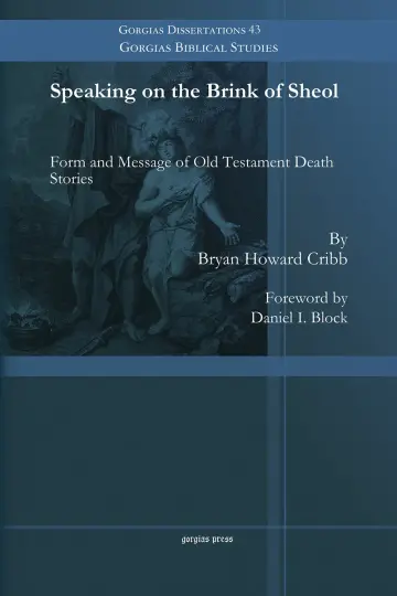 Cover of Speaking on the Brink of Sheol