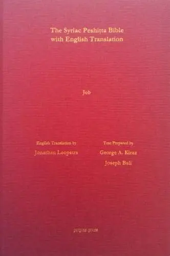 Cover of Job According to the Syriac Peshitta Version with English Translation