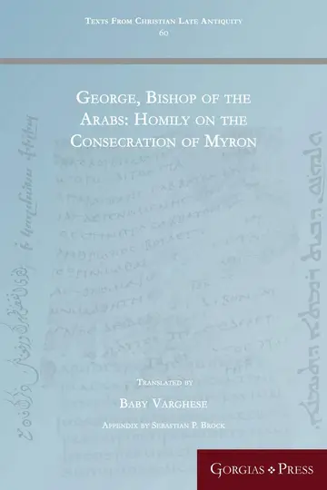 Cover of George, Bishop of the Arabs on Myron
