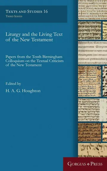 Cover of Liturgy and the Living Text of the New Testament