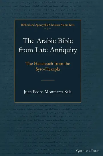 Cover of The Arabic Bible from Late Antiquity