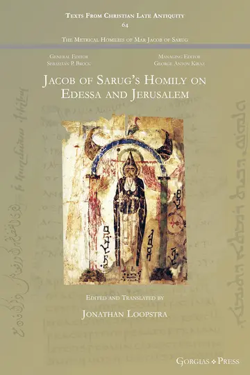 Cover of Jacob of Sarug's Homily on Edessa and Jerusalem