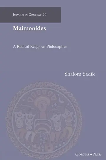 Cover of Maimonides