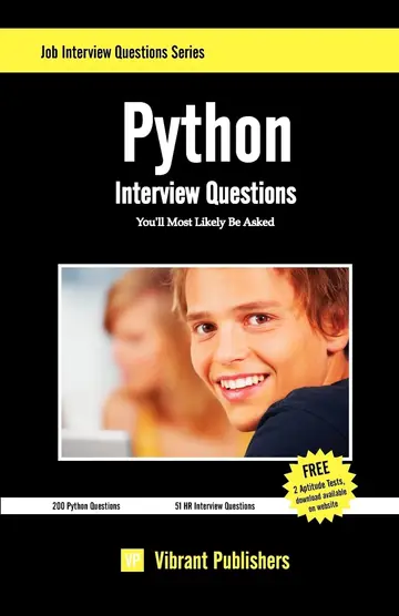 Cover of Python Interview Questions You'll Most Likely Be Asked