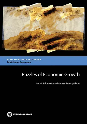 Cover of Puzzles of economic growth