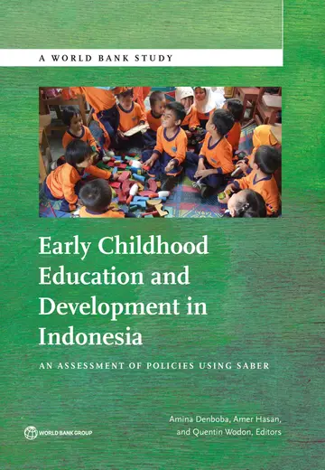 Cover of Early childhood education and development in Indonesia