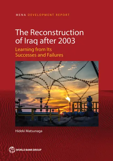 Cover of The reconstruction of Iraq after 2003
