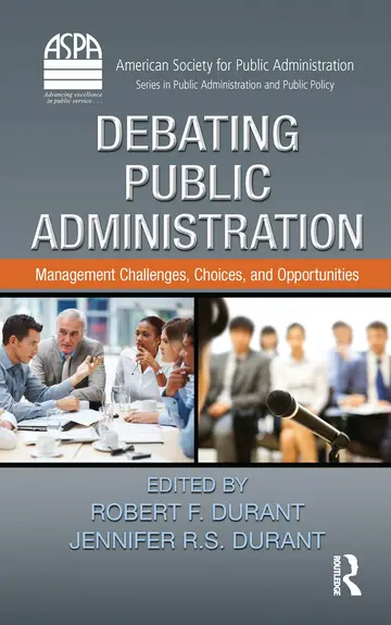 Cover of Debating Public Administration
