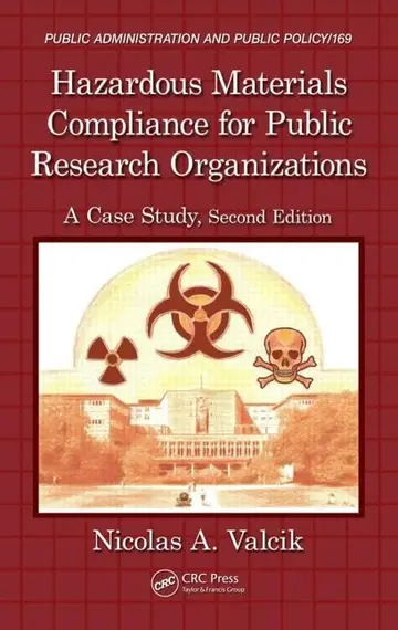 Cover of Hazardous Materials Compliance for Public Research Organizations