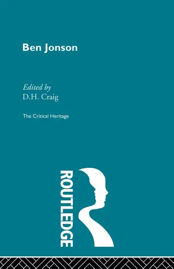 Cover of Ben Jonson