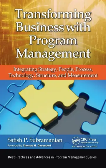 Cover of Transforming Business with Program Management