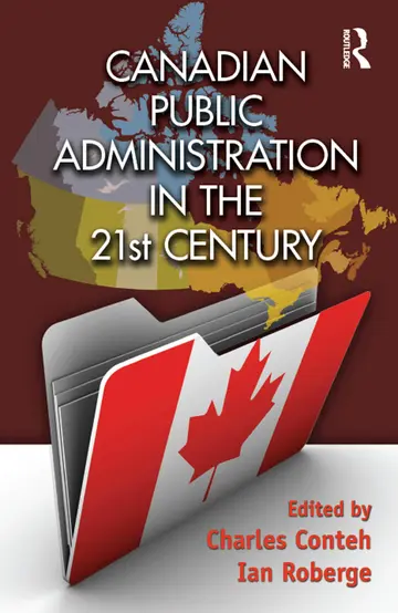 Cover of Canadian Public Administration in the 21st Century