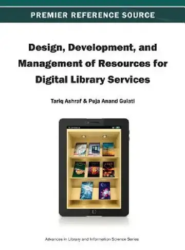 Cover of Design, Development, and Management of Resources for Digital Library Services