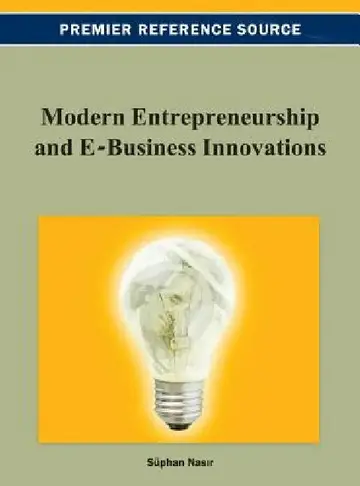 Cover of Modern Entrepreneurship and E-Business Innovations
