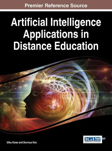 Cover of Artificial Intelligence Applications in Distance Education