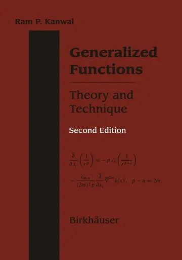 Cover of Generalized Functions Theory and Technique