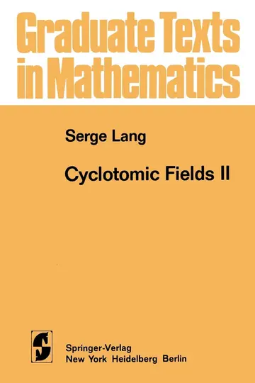 Cover of Cyclotomic Fields II