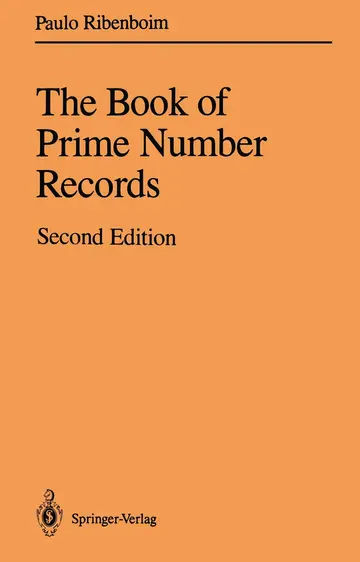 Cover of The Book of Prime Number Records