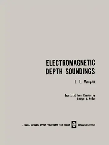 Cover of Electromagnetic Depth Soundings