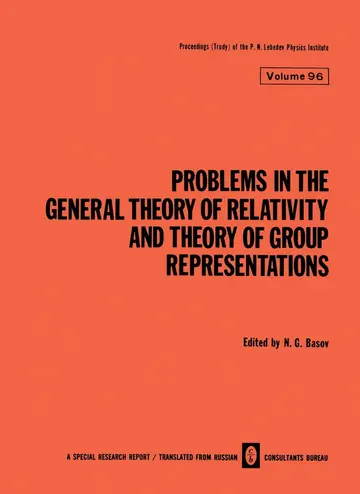 Cover of Problems in the General Theory of Relativity and Theory of Group Representations