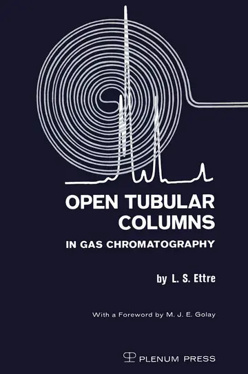 Cover of Open Tubular Columns in Gas Chromatography