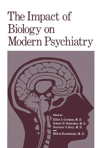 Cover of The Impact of Biology on Modern Psychiatry