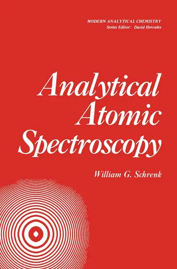 Cover of Analytical Atomic Spectroscopy