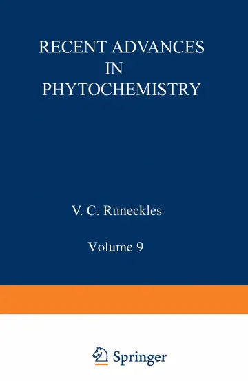 Cover of Recent Advances in Phytochemistry