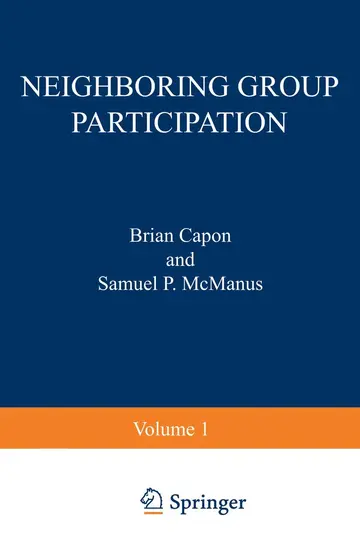 Cover of Neighboring Group Participation
