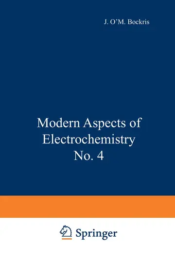 Cover of Modern Aspects of Electrochemistry No. 4