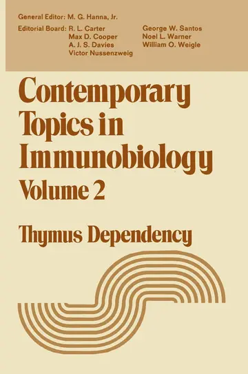 Cover of Contemporary Topics in Immunobiology