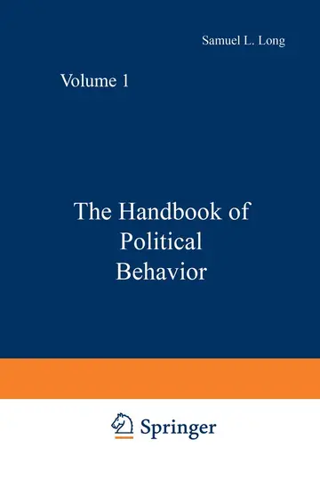 Cover of The Handbook of Political Behavior