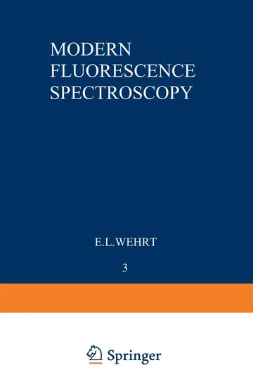 Cover of Modern Fluorescence Spectroscopy