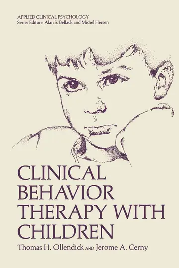 Cover of Clinical Behavior Therapy with Children