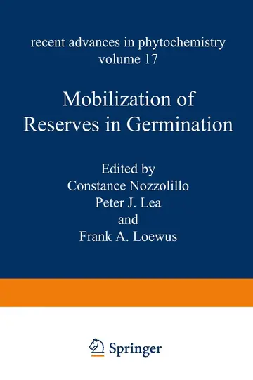 Cover of Mobilization of Reserves in Germination