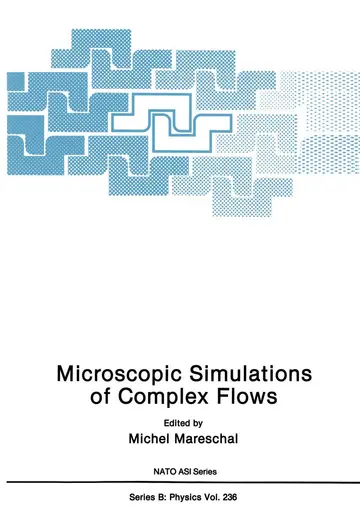 Cover of Microscopic Simulations of Complex Flows